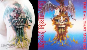 Iron Maiden no braco